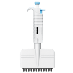 MicroPette Plus 12-channel Adjustable Volume Mechanical Pipettes - Manual Pipette - Fully Autoclavable - Dlab - Biofargo -