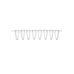 100μL PCR 8-Strip Tube with Lids RNase-/DNase-free Nonpyrogenic (Clear - Dome Snap Lock Cap) - Cellprobio - Biofargo -