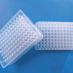 96 round-well Clear Round Bottom Deep Well Plate - 1.1ml - PP - Non-Sterile - Biofargo -