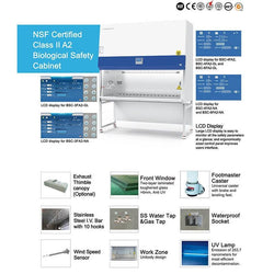 NSF 49 Certified A2 Biological Safety Cabinet - Biofargo -