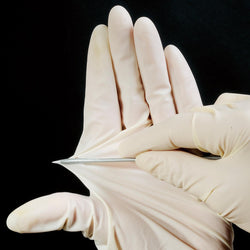 Disposable Latex Gloves-S M L Sizes-Natural Off-White-Biologix - Biofargo -