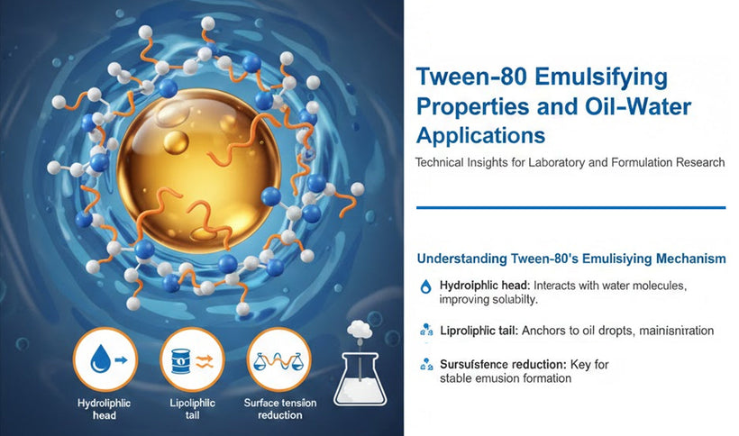 Tween‑80 Emulsifying Properties and Oil‑Water Applications