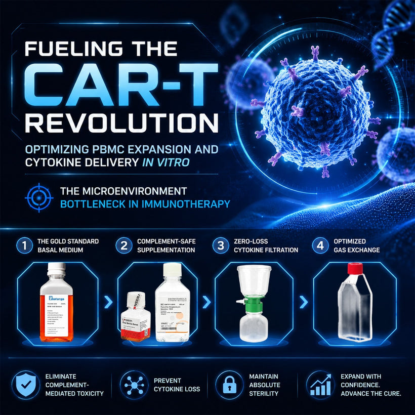 Fueling the CAR-T Revolution: Optimizing PBMC Expansion and Cytokine Delivery in vitro The Microenvironment Bottleneck in Immunotherapy