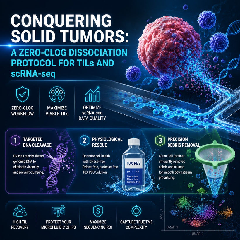 Conquering Solid Tumors: A Zero-Clog Dissociation Protocol for TILs and scRNA-seq