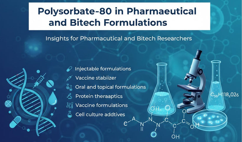 Polysorbate‑80 in Pharmaceutical and Biotech Formulations