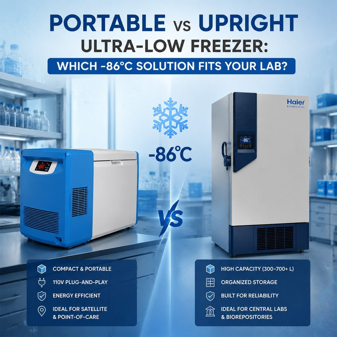 Portable vs Upright Ultra-Low Freezer: Which -86°C Solution Fits Your Lab?