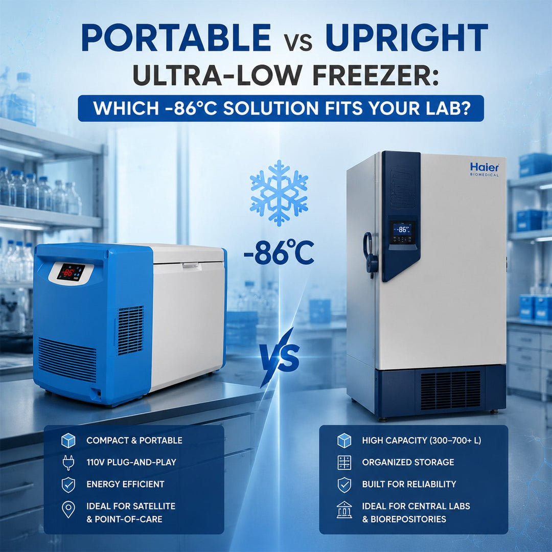 Portable vs Upright Ultra-Low Freezer: Which -86°C Solution Fits Your Lab?