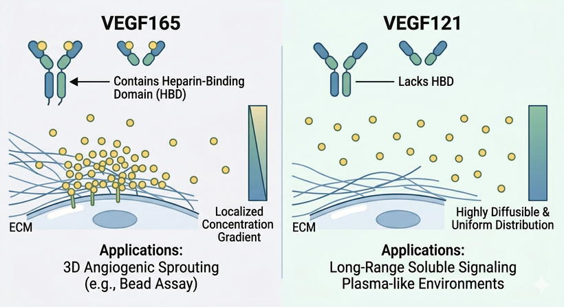 VEGF Signaling Pathway and Retinal Neovascularization Research: Applications of Recombinant VEGF165 and VEGF121 in In Vitro Models