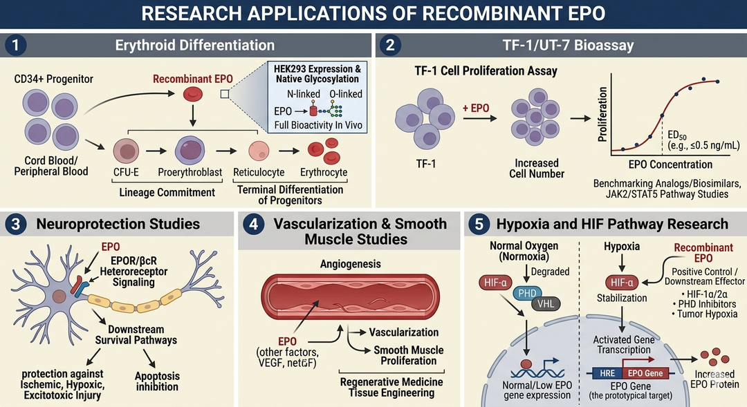 5 Research Applications Where Recombinant EPO Makes the Difference