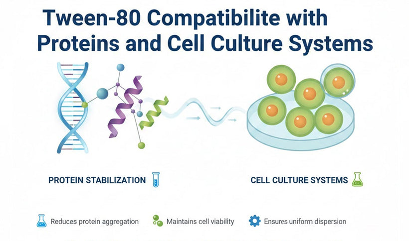 Tween-80 Compatibility with Proteins and Cell Culture Systems