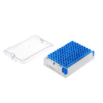 -196 °C 96 Wells 2D Barcoded SBS Cryogenic Box Removable Lid for 0.5mL Cryo-Tube
