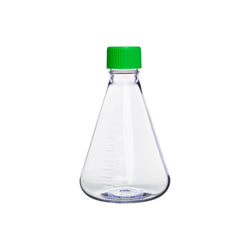 1 L PC Erlenmeyer Flask – PTFE-Lined Screw Vent Cap – Flat Bottom – Sterilized – Biofargo