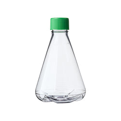 1 L PC Erlenmeyer Flask – PTFE-Lined Screw Vent Cap – Baffled Concave Bottom – Sterilized – Biofargo
