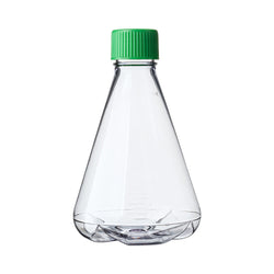 1 L PC Erlenmeyer Flask Baffled Concave Bottom with PTFE-Lined Screw Vent Cap Sterile Autoclavable Individual Packed Biofargo