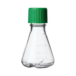 125 mL PC Erlenmeyer Flask Baffled Concave Bottom with PTFE-Lined Screw Vent Cap Sterile Autoclavable Individual Packed Biofargo