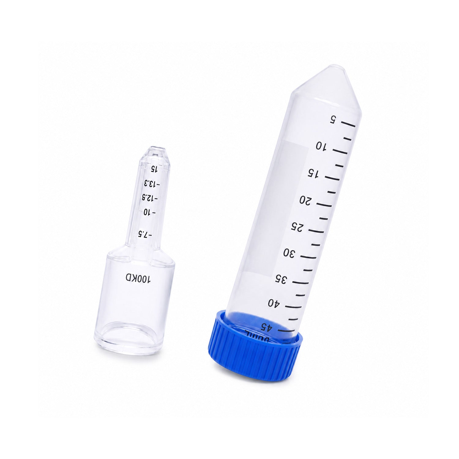 15 mL Ultrafiltration Centrifuge Tube – 3 / 10 / 30 / 50 / 100 kD MWCO – Recovery Rate >90% – Low Protein Binding – PES Membrane