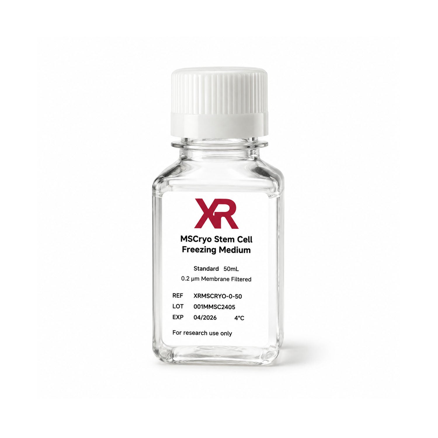 XR MSCryo serum-free mesenchymal stem cell cryopreservation medium bottle