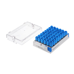 48-Well Open-Bottom Barcoded Cryogenic Box, 1.5-Inch Height