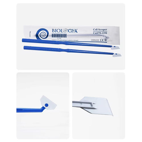 PE Cell Scrapers/Lifters, 18 cm/25 cm Handle– Sterilized (200 pcs/Case)
