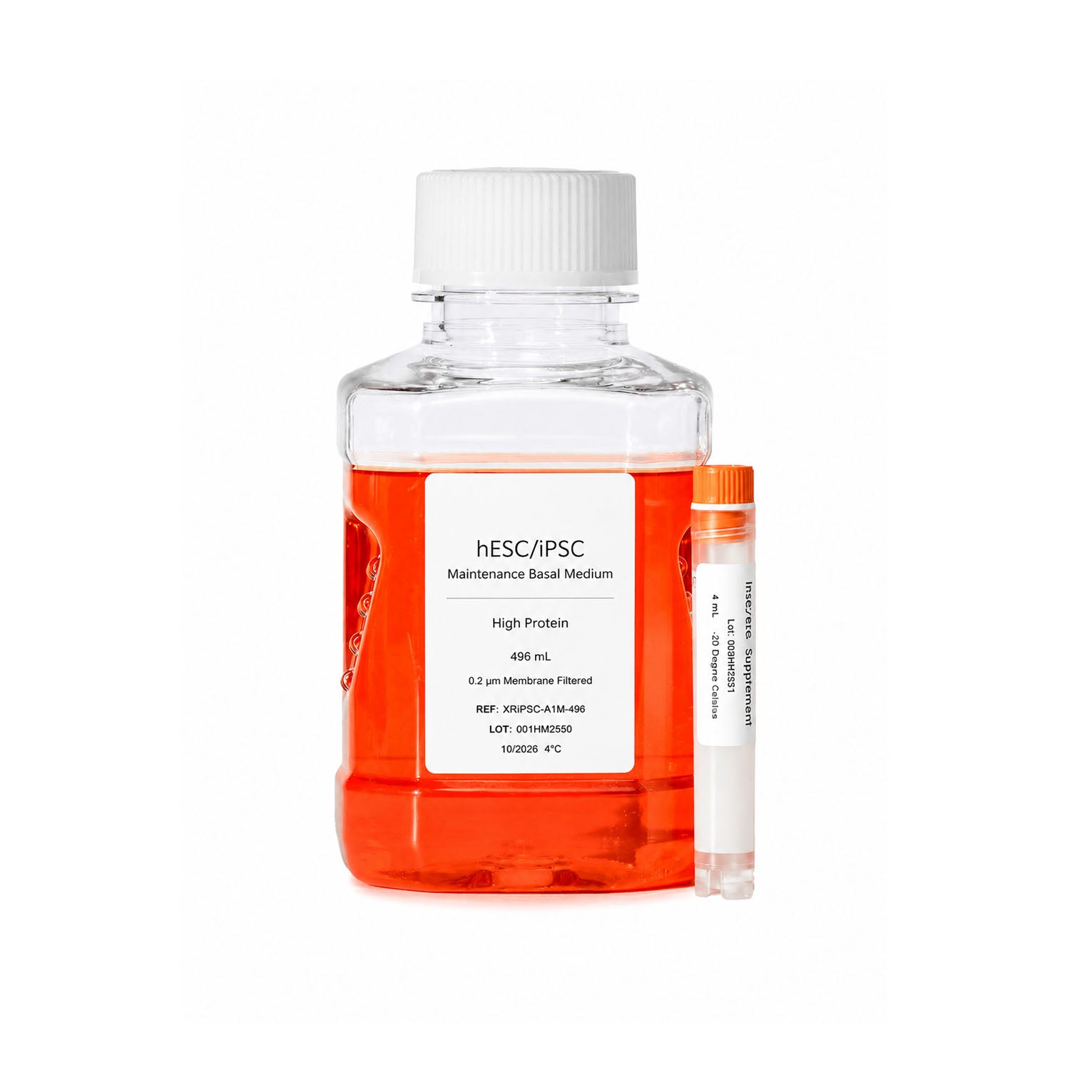 XR hES iPSC Adherent Culture Medium Kit High Protein AOF Human Pluripotent Stem Cell Culture Medium Bottle