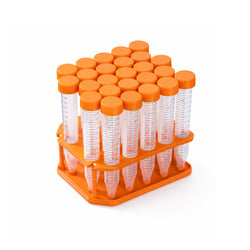 15 mL Centrifuge Tubes Sterile Max 12000 × g with Flat Screw Cap Rack Packed