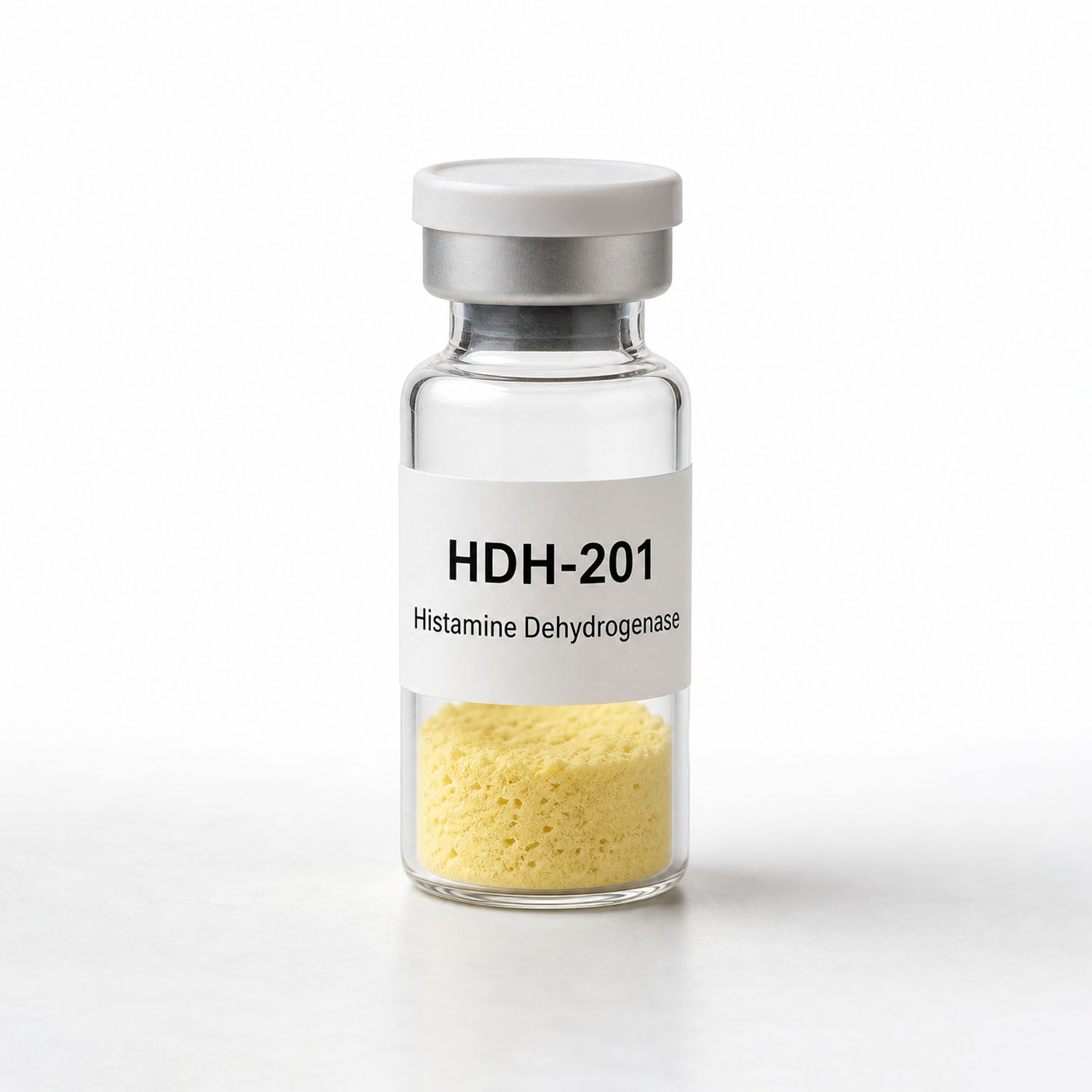 Yellow lyophilized Histamine Dehydrogenase HDH-201