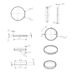 100x20 mm Cell Culture Dish NonTreated with Grip Ring Sterile