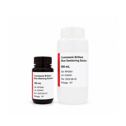 Coomassie Brilliant Blue Staining Kit with Staining Solution and Destaining Solution