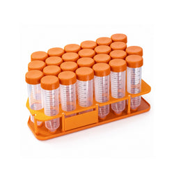50 mL Centrifuge Tubes Sterile Max 12000 × g with Flat Screw Cap Rack Packed