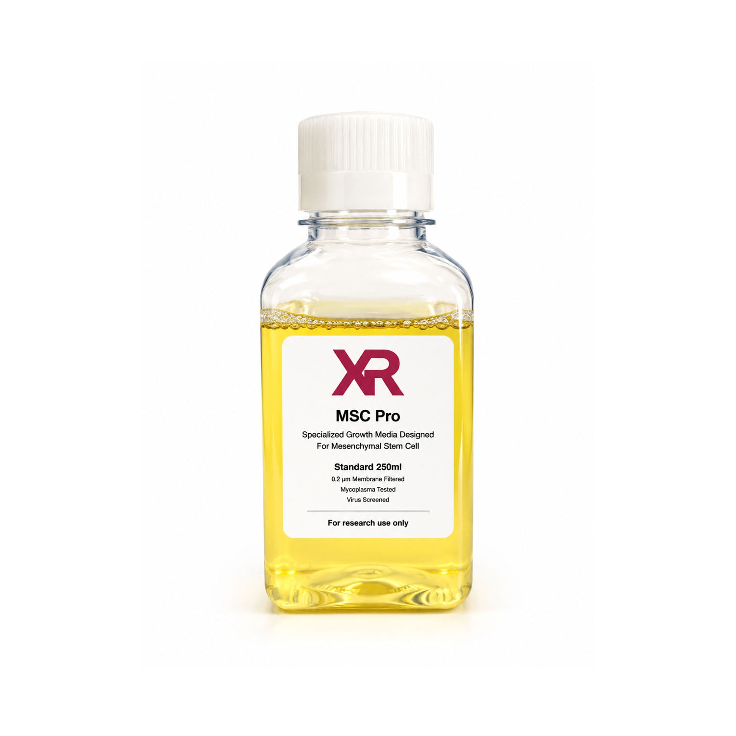 XR MSC Pro human mesenchymal stem cell low serum complete medium bottle for MSC expansion culture