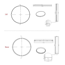 150x25 mm Cell Culture Dish NonTreated with Grip Ring Sterile