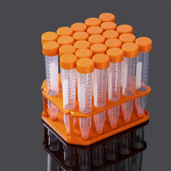 15 mL Centrifuge Tubes Sterile Max 12000 × g with Flat Screw Cap Rack Packed Biofargo