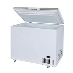 230L ETL-Certified Ultra-Low Temp Freezer (-86C) with Embraco Compressor 110-120V/60Hz Digital Controller White Cabinet&Liner on Wheels DW-86W260