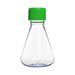 250 mL PC Erlenmeyer Flask Flat Bottom with PTFE-Lined Screw Vent Cap Sterile Autoclavable Individual Packed Biofargo