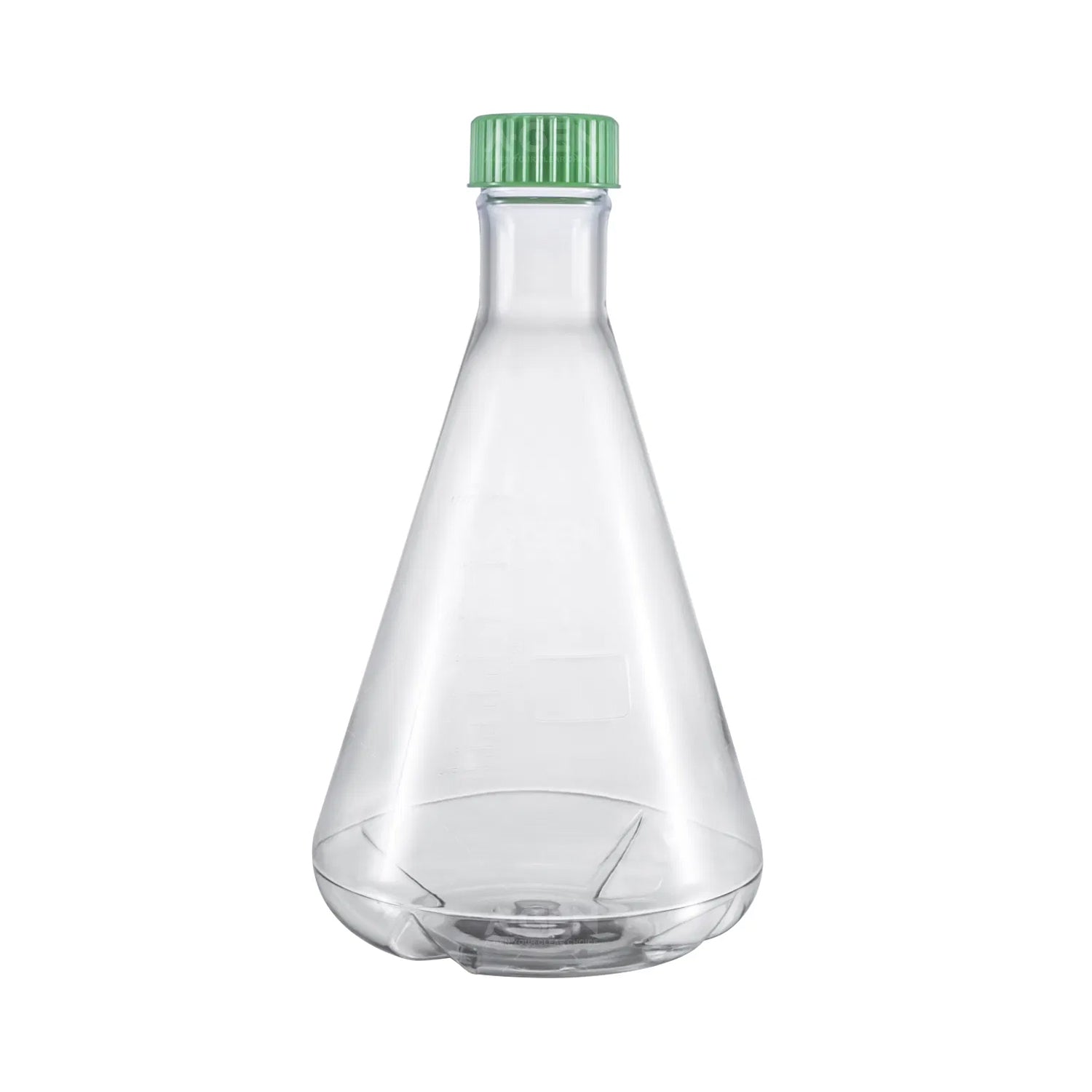 2L PC Erlenmeyer Flask | PTFE Vent Cap Sterile Autoclavable Cell ...