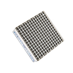 196-Well Open-Bottom Barcoded Cryogenic Box, 2-Inch Height