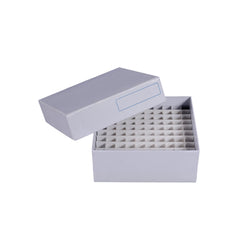 CryoKING Premium Cardboard Freezer Boxes-2in (81-Well, 100-Well, White) 133x133x53mm-Biofargo
