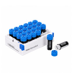 Pre-filled 5.0 mL 2D Barcoded Cryo Tubes, Triple-Code, Clear Tube, 4×6 Cryobox, 24/Box, Sterile