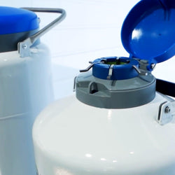 CryoKING Liquid Nitrogen Tank Static Storage Series 31.5 L Include 6 canisters-Biologix - Biofargo - 