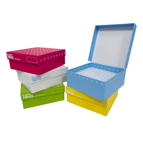 CryoKING ID-Color™  Cardboard Freezer Boxes-Biologix - Biofargo - 