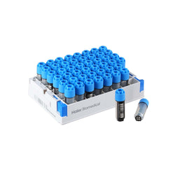 2 mL Triple-Code 2D Barcoded Cryo Tubes, External Screw Cap, Sterile, Open-Bottom SBS Box, 6 × 8 Format