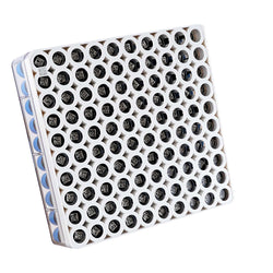 Pre-filled 1.0 mL 2D Barcoded Cryo Tubes, Triple-Code, Clear Tube, 10×10 Cryobox, 100/Box, Sterile