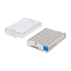 48-Well Open-Bottom Barcoded Cryogenic Box, 1.5-Inch Height, for 1mL Cryo Tubes