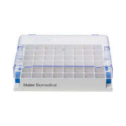 48-Well Open-Bottom Barcoded Cryogenic Box, 1.5-Inch Height, for 1mL Cryo Tubes