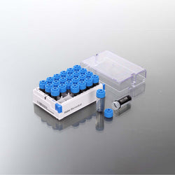 Pre-filled 5.0 mL 2D Barcoded Cryo Tubes, Triple-Code, Clear Tube, 4×6 Cryobox, 24/Box, Sterile