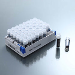 Pre-filled 2.0 mL CryoMark®  Cryo Tubes, Triple-Code, Liquid Nitrogen Resistant, Black Self-standing Tube, 6×8 Cryobox, 48/Box, Sterile