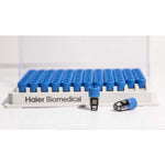 0.26 mL Triple-Code 2D Barcoded Cryo Tubes, External Screw Cap, Sterile, Open-Bottom SBS Box, 12 × 8 Format