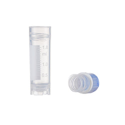 2 mL Cryo Tubes, Concave Cap with O-ring, Sterile, Bag-Packed, 100 Tubes/Bag