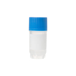 0.5 mL Cryo Tubes, Blue Flat Cap, Sterile, Bag-Packed, 100 Tubes/Bag