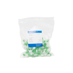 0.5 mL Cryo Tubes, Green Flat Cap, Sterile, Bag-Packed, 100 Tubes/Bag